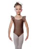 Solid Lycra Flutter Strap Leotard