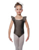 Solid Lycra Flutter Strap Leotard