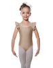 Solid Lycra Flutter Strap Leotard