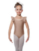 Solid Lycra Flutter Strap Leotard
