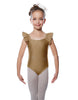Solid Lycra Flutter Strap Leotard