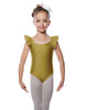 Solid Lycra Flutter Strap Leotard