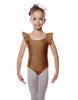 Solid Lycra Flutter Strap Leotard