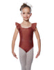 Solid Lycra Flutter Strap Leotard