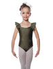 Solid Lycra Flutter Strap Leotard