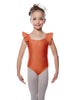Solid Lycra Flutter Strap Leotard