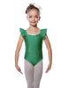 Solid Lycra Flutter Strap Leotard