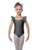 Solid Lycra Flutter Strap Leotard