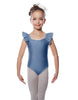 Solid Lycra Flutter Strap Leotard