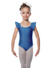 Solid Lycra Flutter Strap Leotard