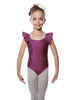 Solid Lycra Flutter Strap Leotard