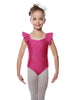 Solid Lycra Flutter Strap Leotard