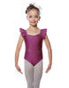 Solid Lycra Flutter Strap Leotard