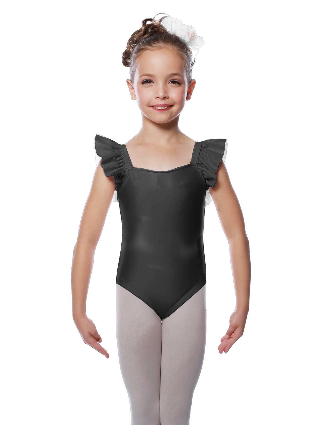 Solid Lycra Flutter Strap Leotard