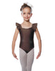 Solid Lycra Flutter Strap Leotard