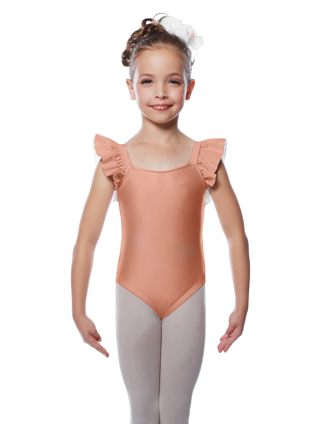 Solid Lycra Flutter Strap Leotard