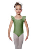 Solid Lycra Flutter Strap Leotard