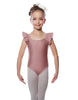 Solid Lycra Flutter Strap Leotard