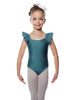 Solid Lycra Flutter Strap Leotard