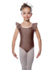 Solid Lycra Flutter Strap Leotard