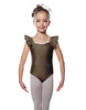 Solid Lycra Flutter Strap Leotard