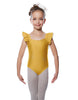 Solid Lycra Flutter Strap Leotard