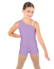 Solid Lycra One Shoulder Biketard