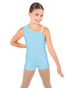 Solid Lycra One Shoulder Biketard