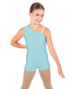 Solid Lycra One Shoulder Biketard