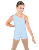 Solid Lycra One Shoulder Biketard