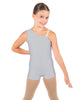 Solid Lycra One Shoulder Biketard
