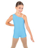 Solid Lycra One Shoulder Biketard
