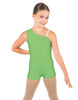 Solid Lycra One Shoulder Biketard