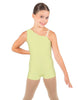 Solid Lycra One Shoulder Biketard