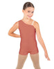 Solid Lycra One Shoulder Biketard