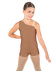 Solid Lycra One Shoulder Biketard