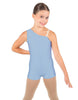 Solid Lycra One Shoulder Biketard