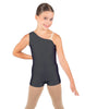 Solid Lycra One Shoulder Biketard