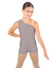 Solid Lycra One Shoulder Biketard