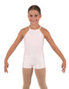 Solid Lycra Halter Binding Biketard