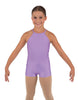 Solid Lycra Halter Binding Biketard