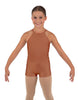 Solid Lycra Halter Binding Biketard