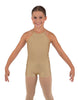 Solid Lycra Halter Binding Biketard
