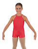 Solid Lycra Halter Binding Biketard