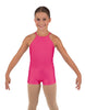 Solid Lycra Halter Binding Biketard