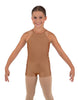 Solid Lycra Halter Binding Biketard