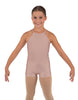 Solid Lycra Halter Binding Biketard
