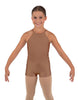 Solid Lycra Halter Binding Biketard
