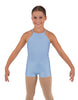 Solid Lycra Halter Binding Biketard