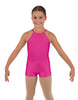 Solid Lycra Halter Binding Biketard